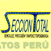 SECCION TOTAL SENCILLEZ, PRECISION Y RAPIDEZ TOPOGRAFICA