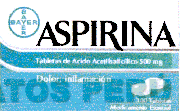 ASPIRINA BAYER DOLOR, INFLAMACION MEDICAMENTO ESENCIAL