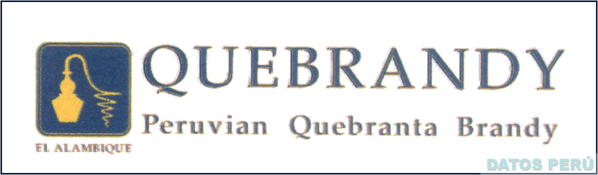 QUEBRANDY PERUVIAN QUEBRANTA BRANDY EL ALAMBIQUE