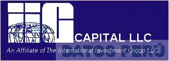 IIG CAPITAL LLC AN AFFILIATE OF THE INTERNATIONAL INVESTMENT GROUP LLC