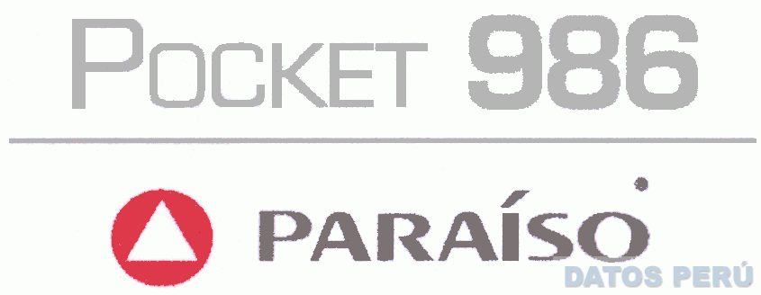 POCKET 986 PARAISO