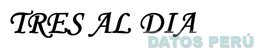 TRES AL DIA