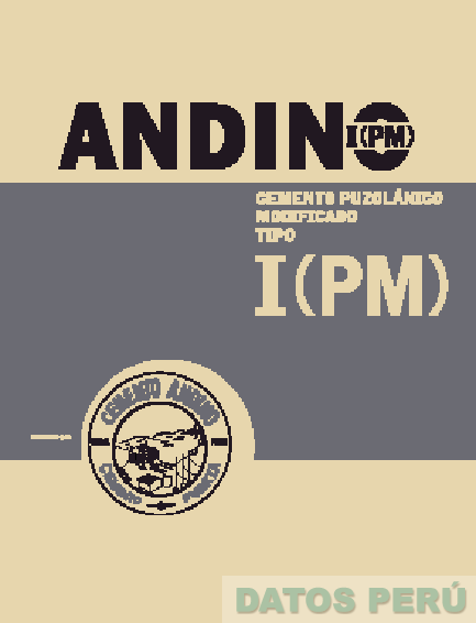 ANDINO I (PM) CEMENTO ANDINO CEMENTO FUERZA TARMA PERU