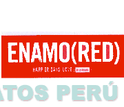 ENAMO(RED) HAPPIER DAYS LOVE BY CAROLINA