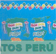 COLOMBINA BON BON BUM PLANET BUBBLE GUM FILLED LOLLIPOP