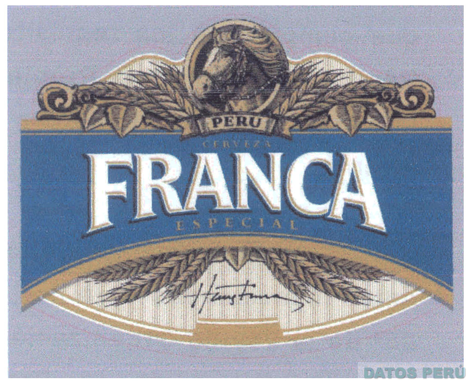 CERVEZA FRANCA PERU ESPECIAL HANS FRANCA