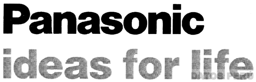 PANASONIC IDEAS FOR LIFE