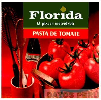 FLORIDA EL PLACER INOLVIDABLE PASTA DE TOMATE