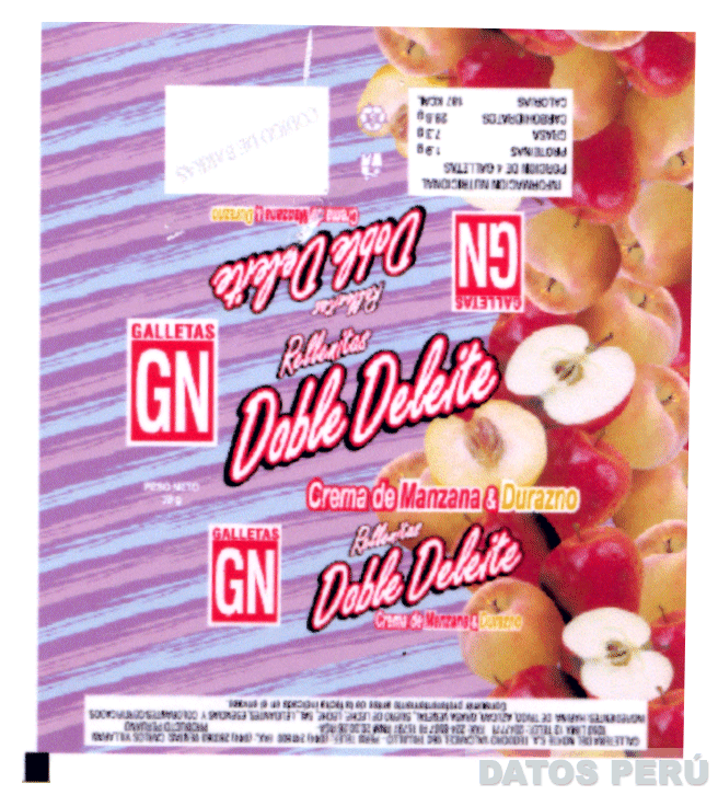 GALLETAS GN RELLENITAS CREMAS DE MANZANA & DURAZNO