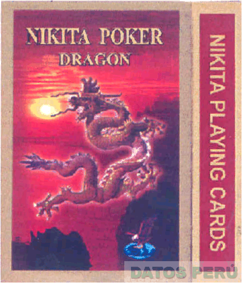 NIKITA POKER DRAGON NIKITA PLAYING CARDS
