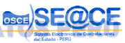 OSCE SEACE SISTEMA ELECTRONICO DE CONTRATACIONES DEL ESTADO - PERU