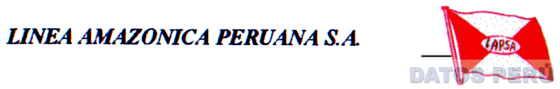 LINEA AMAZONICA PERUANA S.A. LAPSA