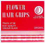FLOWER HAIR GRIPS
