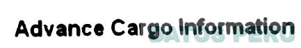 ADVANCE CARGO INFORMATION