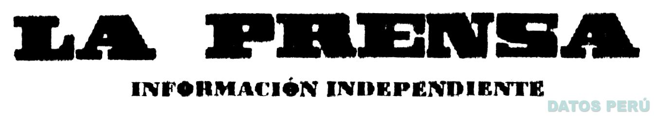 LA PRENSA INFORMACION INDEPENDIENTE