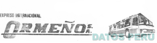 EXPRESO INTERNACIONAL ORMEÑO S.A.