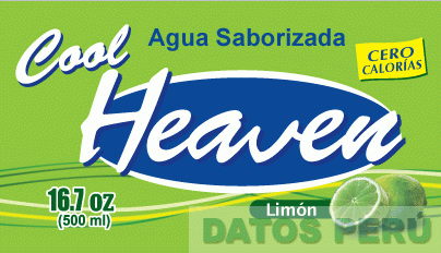 COOL HEAVEN AGUA SABORIZADA LIMÓN