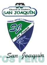 SJ SAN JOAQUÍN EDUCACIÓN DE EXCELENCIA CIENCIA VIRTUD Y COMPROMISO