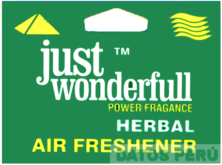 JUST WONDERFULL POWER FRAGANCE HERBAL AIR FRESHENER