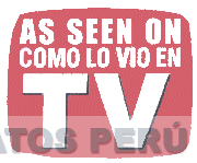 AS SEEN ON COMO LO VIO EN TV