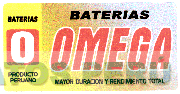 BATERIAS OMEGA MAYOR DURACION Y RENDIMIENTO TOTAL