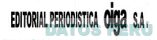 EDITORIAL PERIODISTICA OIGA S.A.