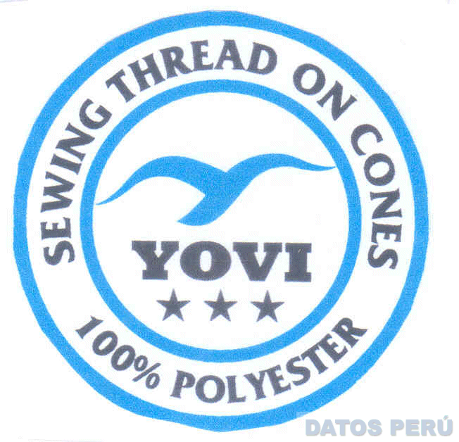 YOVI SEWING THREAD ON CONES 100% POLYESTER