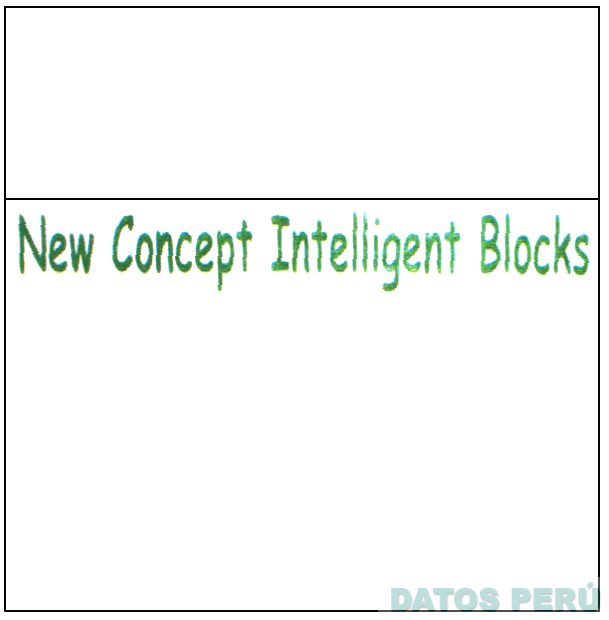 NEW CONCEPT INTELLIGENT BLOCKS