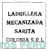 LADRILLERA MECANIZADA SARITA COLONIA S.R.L.