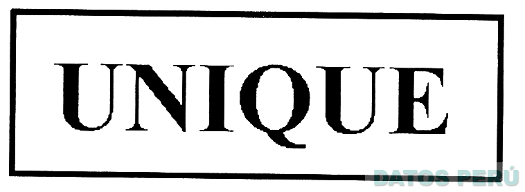 UNIQUE