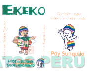 EKEKO EKEKO DE SABOR NACIONAL EKEKO SUPER EXTRA ARROZ DE EXCELENTE SABOR Y RENDIMIENTO COMPETIR PARA CONQUISTAR EL MUNDO! PAY SUNQULLA