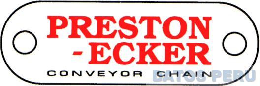 PRESTON-ECKER CONVEYOR CHAIN