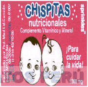 CHISPITAS NUTRICIONALES COMPLEMENTO VITAMINICO Y MINERAL ¡PARA CUIDAR LA VIDA! SPRINKLES