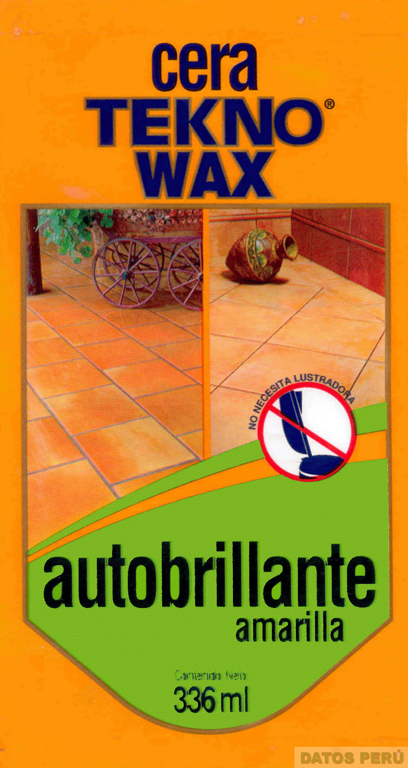 CERA TEKNO WAX AUTOBRILLANTE AMARILLA