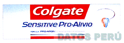 COLGATE SENSITIVE PRO-ALIVIO FÓRMULA PRO-ARGIN CLÍNICAMENTE COMPROBADO