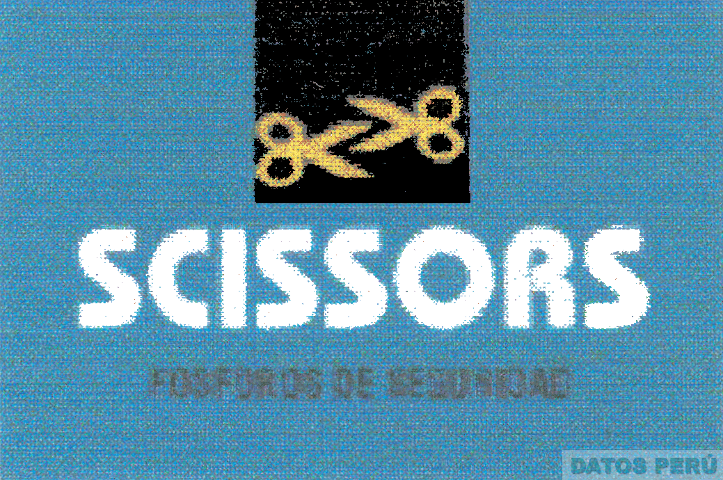 SCISSORS FOSFOROS DE SEGURIDAD