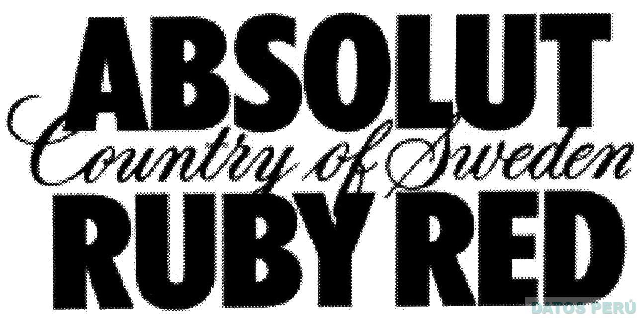 ABSOLUT COUNTRY OF SWEDEN RUBY RED