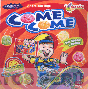 COME COME NATAN FULL SABOR A FRUTAS DIVERTIDAMENTE NUTRITIVO NATURAL