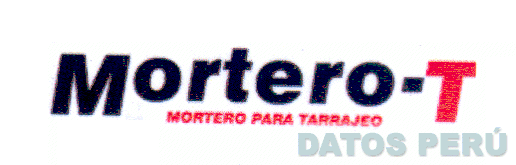 MORTERO-T MONTERO PARA TARRAJEO