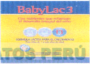 BABYLAC3 CON NUTRIENTES QUE REFUERZAN EL DESARROLLO INTEGRAL DEL NIÑO