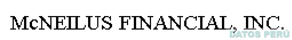 MCNEILUS FINANCIAL, INC.