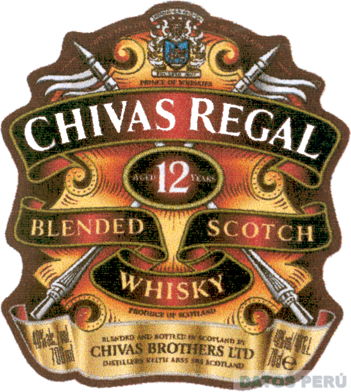 CHIVAS REGAL AGED 12 YEARS BLENDED SCOTCH WHISKY CHIVAS BROTHERS LTD