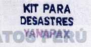 KIT PARA DESASTRES YANAPAX