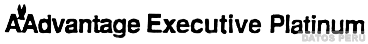 AADVANTAGE EXECUTIVE PLATINUM