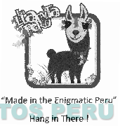 LA LLAMITA PERÚ MADE IN THE ENIGMATIC PERU HANG IN THERE!