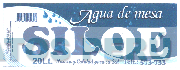 AGUA DE MESA SILOE PUREZA Y CALIDAD PARA SU SED