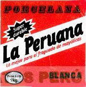PORCELANA BLANCA LA PERUANA LO MEJOR PARA EL FRAGUADO DE MAYÓLICAS
