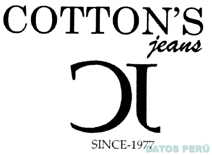 COTTON`S JEANS CJ SINCE - 1977