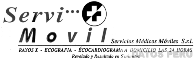 SERVI MOVIL SERVICIOS MEDICOS MOVILES S.R.L.