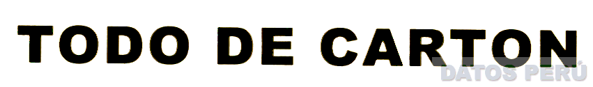 TODO DE CARTON